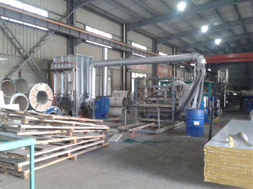 河間巖棉廠定購的巖棉生產線布袋除塵器已發(fā)貨 河間巖棉廠定購的巖棉生產線布袋除塵器已發(fā)貨